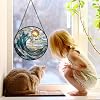 5 Cats on a Branch Stained Glass Suncatcher – 7.8 Inch